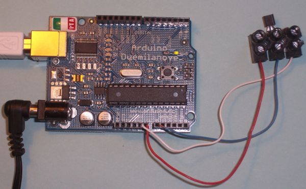 arduino associé à un capteur de température